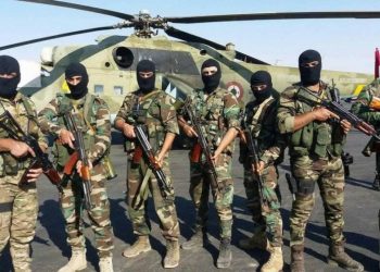 قوات النخبة في الجيش السوري تنفذ مناورات قتالية