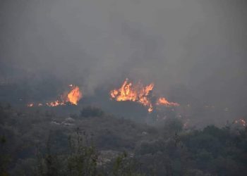 اخماد حرائق ريف حماه مستمر والدعم الإيراني وصل