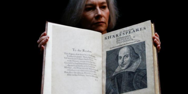 بيع المجموعة الأولى من مسرحيات شكسبير بـ 10 ملايين دولار