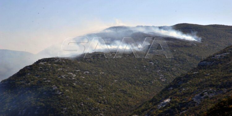 تجدد الحرائق في بعض المحافظات السورية