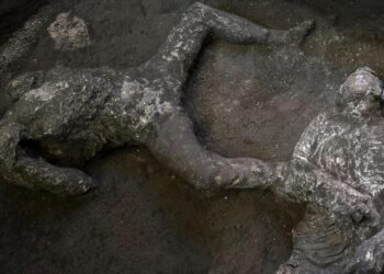 العثور على بقايا ضحايا ثوران بركان بومبي عام 79 ميلادي