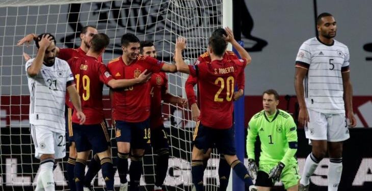 الثور الإسباني يطحن الماكينة الألمانية بسداسية تاريخية و نظيفة