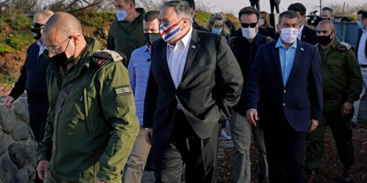 سوريا و الجامعة العربية تدينان زيارة بومبيو للضفة الغربية و الجولان