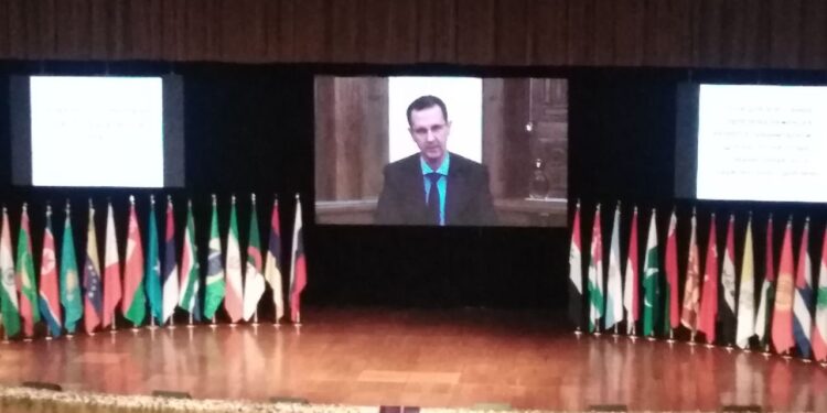 الرئيس الأسد يوجه كلمة للوفود المشاركة في مؤتمر دعم عودة اللاجئين