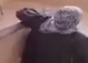 مصري يقوم بإهانة والدته لإرضاء زوجته