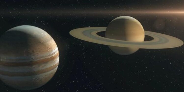 بعد 400 عام.. المشتري ينضم لزحل في اتحاد نادر