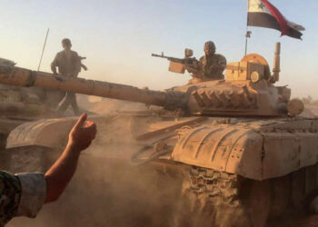 القوات السورية و الروسية تهاجم داعش في البادية