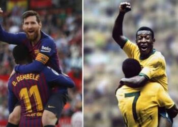 ميسي يعادل رقم بيليه