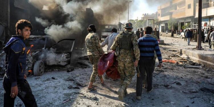 هجوم انتحاري شمال سوريا يخلف ضحايا و جرحى