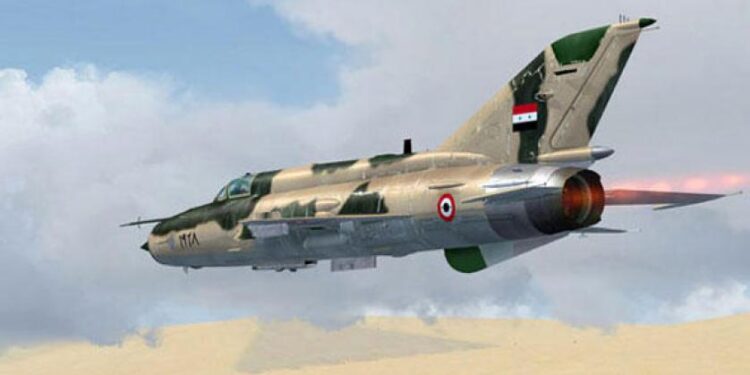 سلاح الجو السوري يستهدف مقرات داعش في البادية