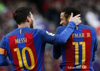 نيمار وميسي معاً من جديد
