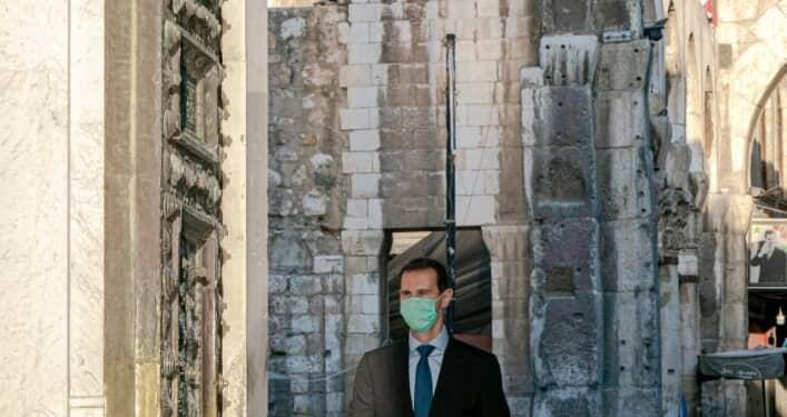 من الجامع الأموي.. الأسد يقصف “إسرائيل”