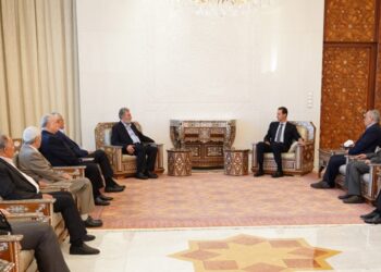 الرئيس الأسد يستقبل وفداً يضم عدداً من قادة وممثلي القـ.ـوى والفـ.ـصائل الفلسـ.ـطينية