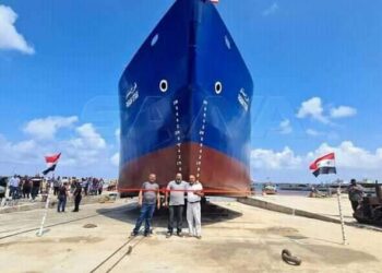 تدشين أول باخرة سورية بصناعة محلية