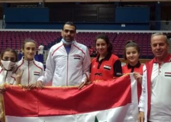 منتخب سورية يحرز الميدالية الفضية بالبطولة العربية لكرة الطاولة للشبلات