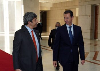 الرئيس الأسد يستقبل وزير الخارجية والتعاون الدولي الإماراتي