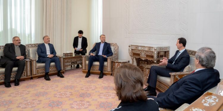 الرئيس الأسد يستقبل وزير الخارجية الإيراني والوفد المرافق له