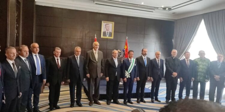حفل وداع وتكريم السفير الصيني في سوريا بتوجيه من السيد الرئيس بشار الاسد