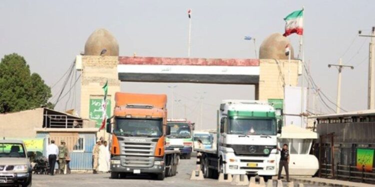صادرات إيران للعراق 4 مليارات دولار من السلع في أول 7 أشهر من العام المالي الجاري