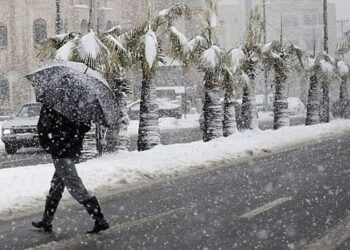 منخفض قطبي  يزور البلاد محمل بالثلوج و الأمطار