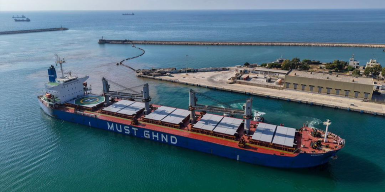 مرفأ طرطوس يستقبل سفينة صينية محمّلة بأكثر من 50 ألف طن من الأرز